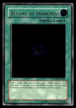 Yu-Gi-Oh! Allure of Darkness #PTDN-EN084 Light Play - Image 1