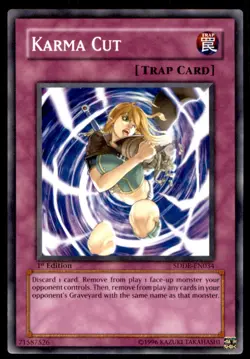 Yu-Gi-Oh! Karma Cut #SDDE-EN034 1st Edition Light Play - Image 1