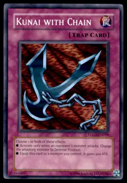 Yu-Gi-Oh! Kunai with Chain #TDGS-EN098 Light Play - Image 1