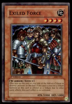 Yu-Gi-Oh! Exiled Force #LOD-023 1st Edition Light Play - Image 1
