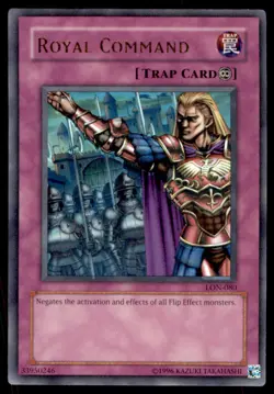 Yu-Gi-Oh! Royal Command #LON-080 Light Play - Image 1