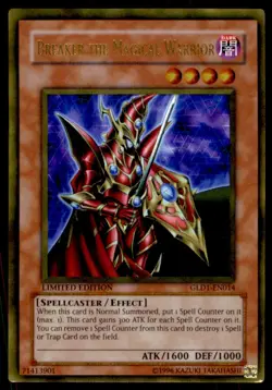 Yu-Gi-Oh! Breaker the Magical Warrior #GLD1-EN014 Limited Edition Light Play - Image 1