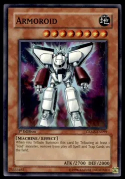 Yu-Gi-Oh! Armoroid #CRMS-EN099 1st Edition Light Play - Image 1