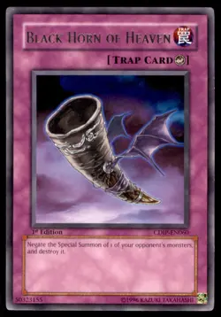 Yu-Gi-Oh! Black Horn of Heaven #CDIP-EN060 1st Edition Light Play - Image 1