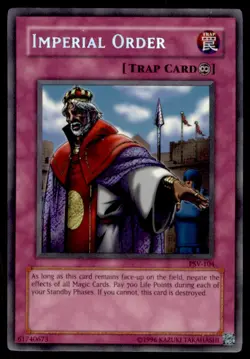 Yu-Gi-Oh! Imperial Order #PSV-104 Light Play - Image 1