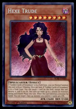 Yu-Gi-Oh! Hexe Trude #BLRR-EN009 1st Edition Light Play - Image 1