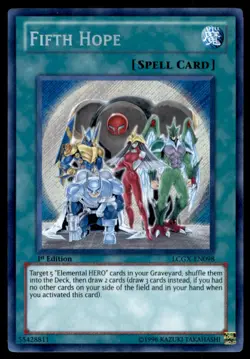 Yu-Gi-Oh! Fifth Hope #LCGX-EN098 1st Edition Light Play - Image 1