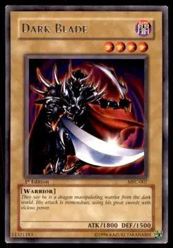 Yu-Gi-Oh! Dark Blade #MFC-007 1st Edition Light Play - Image 1