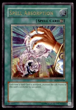 Yu-Gi-Oh! Spell Absorption #FET-EN039 Light Play - Image 1