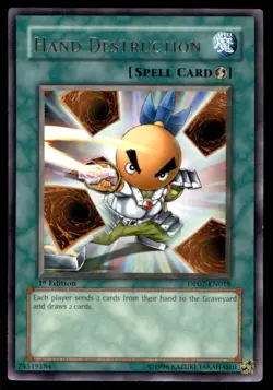 Yu-Gi-Oh! Hand Destruction #DP07-EN018 1st Edition Light Play - Image 1