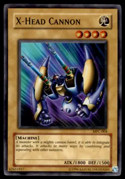 Yu-Gi-Oh! X-Head Cannon #MFC-004 Light Play - Image 1