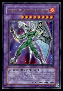 Yu-Gi-Oh! Elemental Hero Shining Phoenix Enforcer #EOJ-EN033 Light Play - Image 1