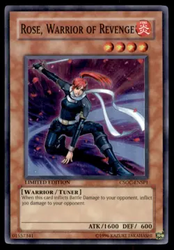 Yu-Gi-Oh! Rose, Warrior of Revenge #CSOC-ENSP1 Limited Edition Light Play - Image 1
