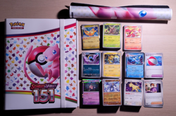 Pokemon Scarlet/Violet 151 Lot: Full Set + Promos, Holo Energy, Binder, Playmat! - Image 1