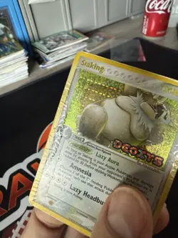 Pokemon Slaking Reverse Holo Stamped from EX Deoxys 15/107 in DMG condition. - Image 2