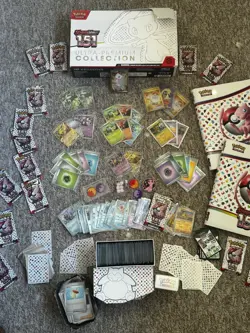 Massive Pokemon 151 Bulk Cards Lot – EX, Holos, Reverse, Tins & Extras - Image 1