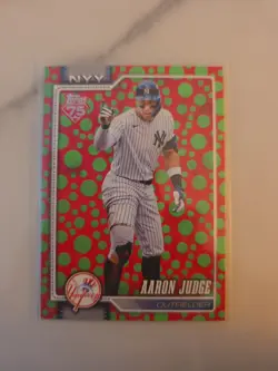 2026 Topps Series 1 - Aaron Judge #1 Green & Pink Polka Dots - Image 1