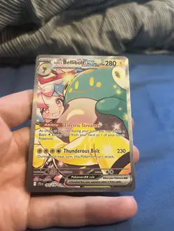 Pokemon TCG Iono's Bellibolt EX Full Art Journey Together 183/159 - Image 1