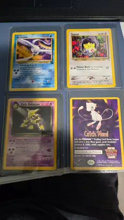LOT OF 4 POKEMON CARDS FROM 90'S ERA - Image 1