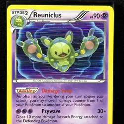 Reuniclus 57/114 Holo Holo Rare Black and White Pokemon TCG - Image 3