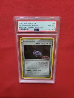Pokemon: Claw Fossil HP 40 #84/108 Rev Holo EX Power Keepers - PSA 9 Mint - E18 - Image 4