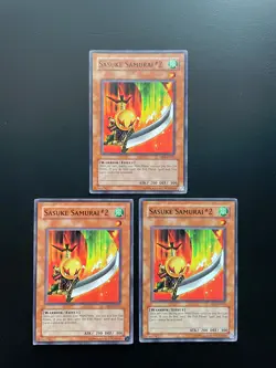 Yugioh Sasuke Samurai #2 DR1-EN221 Common Unlimited Edition MP/HP X3 - Image 1