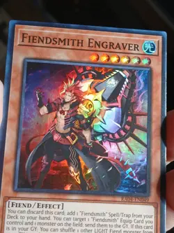 Yugioh! Fiendsmith Engraver - RA04-EN049 - Super Rare - 1st Edition Near Mint - Image 3