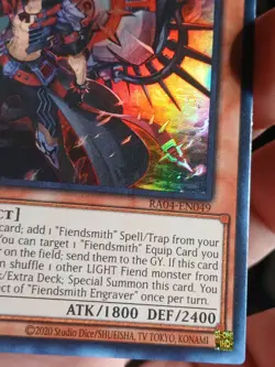 Yugioh! Fiendsmith Engraver - RA04-EN049 - Super Rare - 1st Edition Near Mint - Image 4