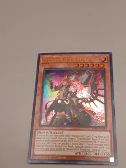Yugioh Fiendsmith Engraver RA04-EN049 Ultra Rare 1st Ed NM - Image 1