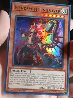 Yugioh Fiendsmith Engraver RA04-EN049 Ultra Rare 1st Ed NM - Image 3