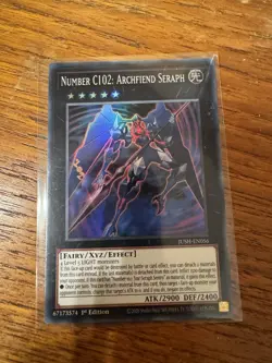 Number C102: Archfiend Seraph - JUSH-EN056 - Super Rare - YuGiOh - Image 1