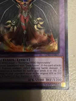 Yugioh LDS3-EN027 Evil Hero Inferno Wing RED ULTRA RARE NM 1ST EDITION - Image 2