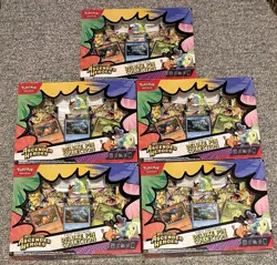 Lot of 5 Pokemon TCG Ascended Heroes Deluxe Pin Premium Collection SEALED - Image 1