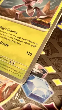 Pokemon Genesect 008/094 Phantasmal Flames Stamped Holo Promo Sealed - Image 3