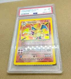 1999 Pokemon Base Set Holo Charizard #4 PSA 6 - Image 4