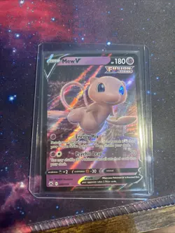 Mew V 060/159 Ultra Rare Holo Art Pokemon TCG Sword & Shield Crown Zenith NM/M - Image 1