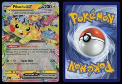 Pikachu ex 057/191 Double Rare Surging Sparks Pokemon NM - Image 3