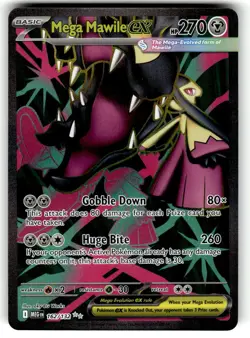 Pokemon 2025 ME01: Mega Evolution Mega Mawile ex 162/132 Ultra Rare - Image 1