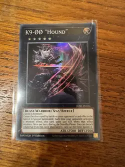 K9 -00 "Hound" JUSH-EN036 - Super Rare - YuGiOh - Image 1