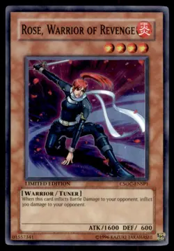 Yu-Gi-Oh! Rose, Warrior of Revenge #CSOC-ENSP1 Limited Edition Light Play - Image 1