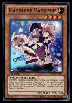 Yu-Gi-Oh! 1st Edition Madolche Magileine #REDU-EN024 Light Play - Image 1