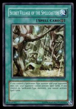 Yu-Gi-Oh! Secret Village of the Spellcasters #CSOC-EN061 Light Play - Image 1