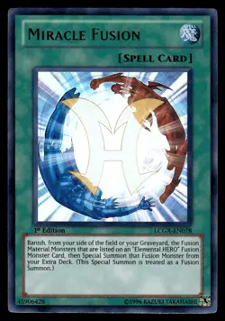 Yu-Gi-Oh! 1st Edition Miracle Fusion #LCGX-EN078 Light Play - Image 1