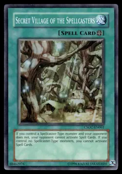 Yu-Gi-Oh! Secret Village of the Spellcasters #CSOC-EN061 Light Play - Image 1