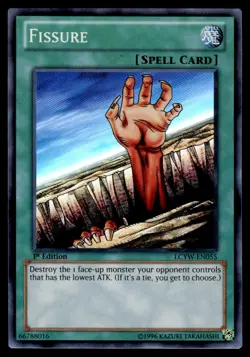 Yu-Gi-Oh! 1st Edition Fissure #LCYW-EN055 Light Play - Image 1