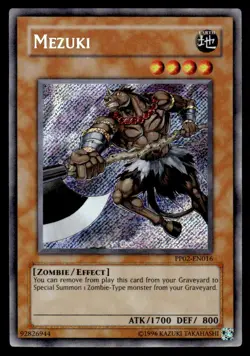 Yu-Gi-Oh! Mezuki #PP02-EN016 Light Play - Image 1