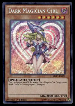 Yu-Gi-Oh! 1st Edition Dark Magician Girl #MVP1-ENS56 Light Play - Image 1