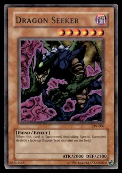 Yu-Gi-Oh! Dragon Seeker #TP4-006 Light Play - Image 1