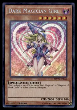Yu-Gi-Oh! 1st Edition Dark Magician Girl #MVP1-ENS56 Light Play - Image 1