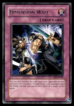 Yu-Gi-Oh! Dimension Wall #CRV-EN059 Light Play - Image 1